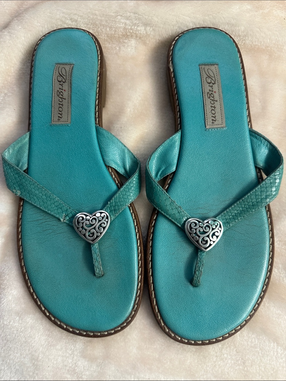 Brighton blue sandals